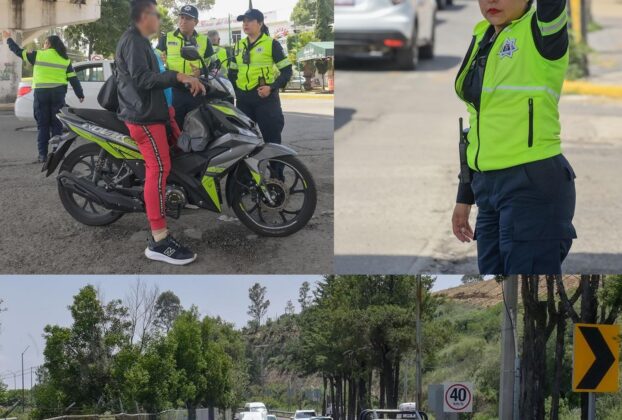 Policías orientan para movilidad segura en Atizapán de Zaragoza