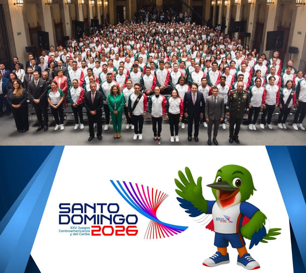Grupo numeroso de mexicanos a los Juegos Centroamericanos y del Caribe