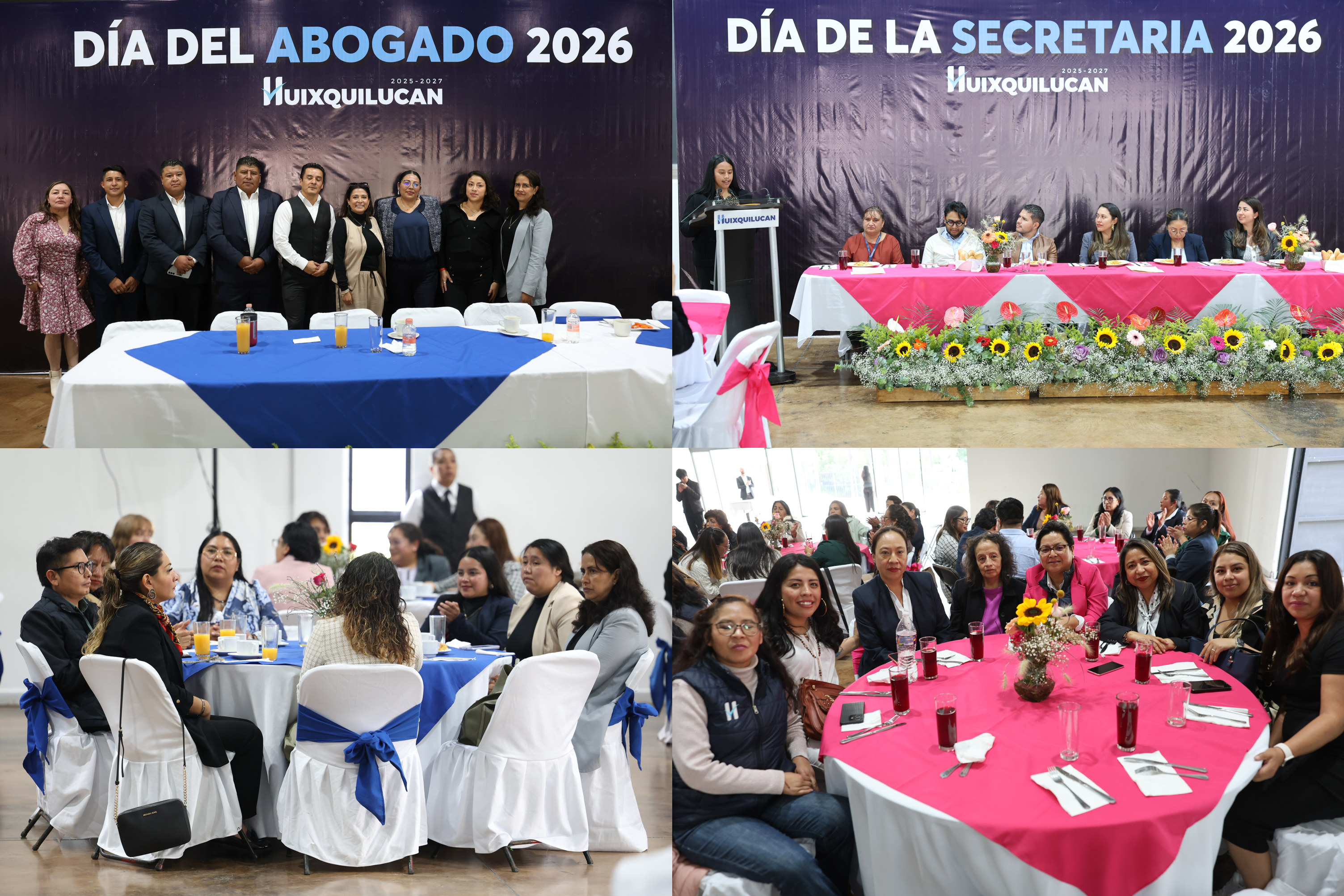 Festejos por Día del Abogado y Día de la Secretaria en Huixquilucan