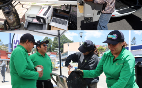 Acopian residuos electrónicos para evitar contaminación de la tierra en Huixquilucan