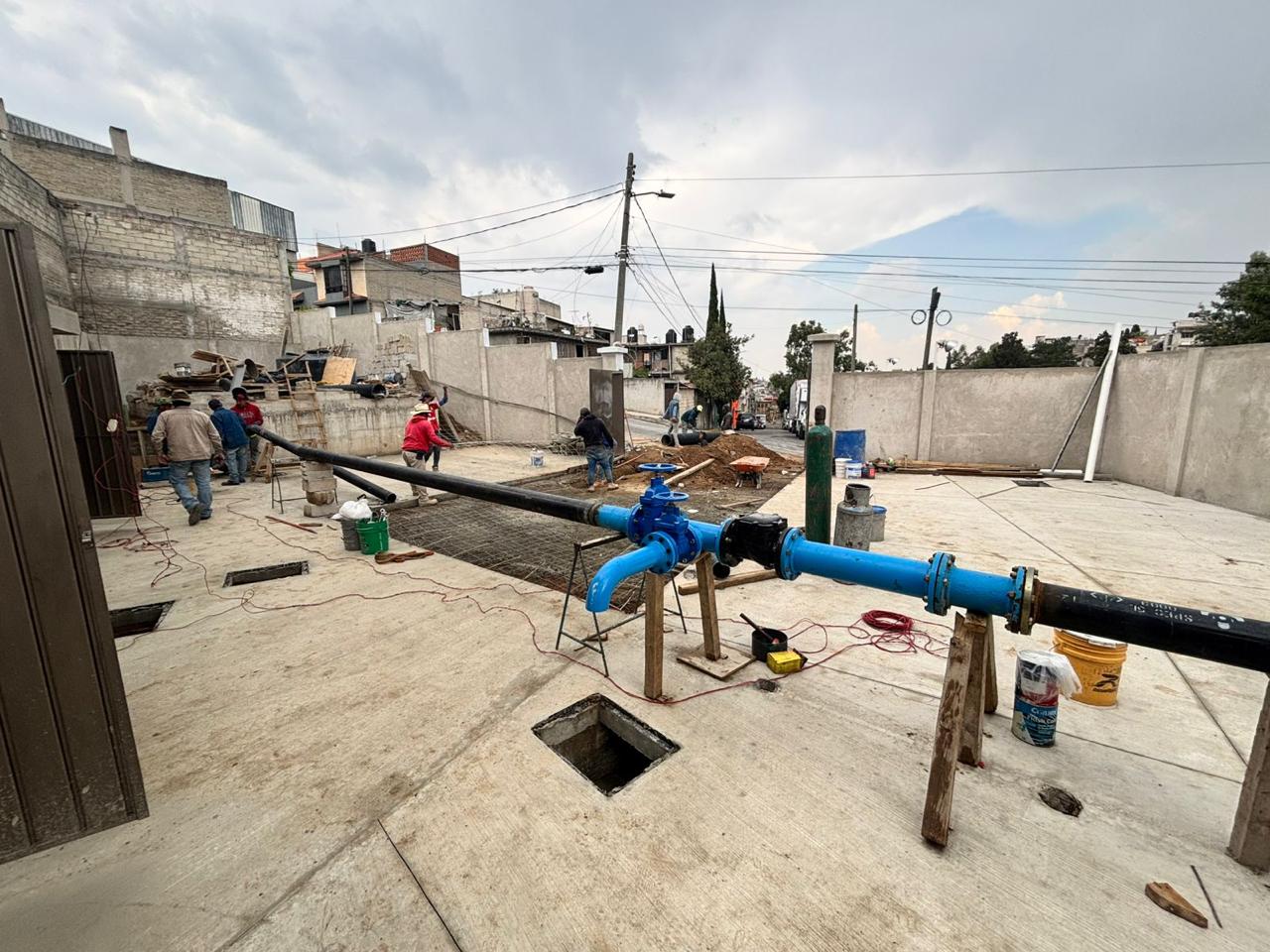 Construyen pozo para abastecer dos colonias en Atizapán de Zaragoza,