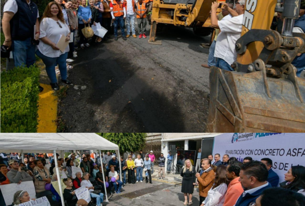 Repavimentan cuatro calles en cuatro colonias de Atizapán de Zaragoza
