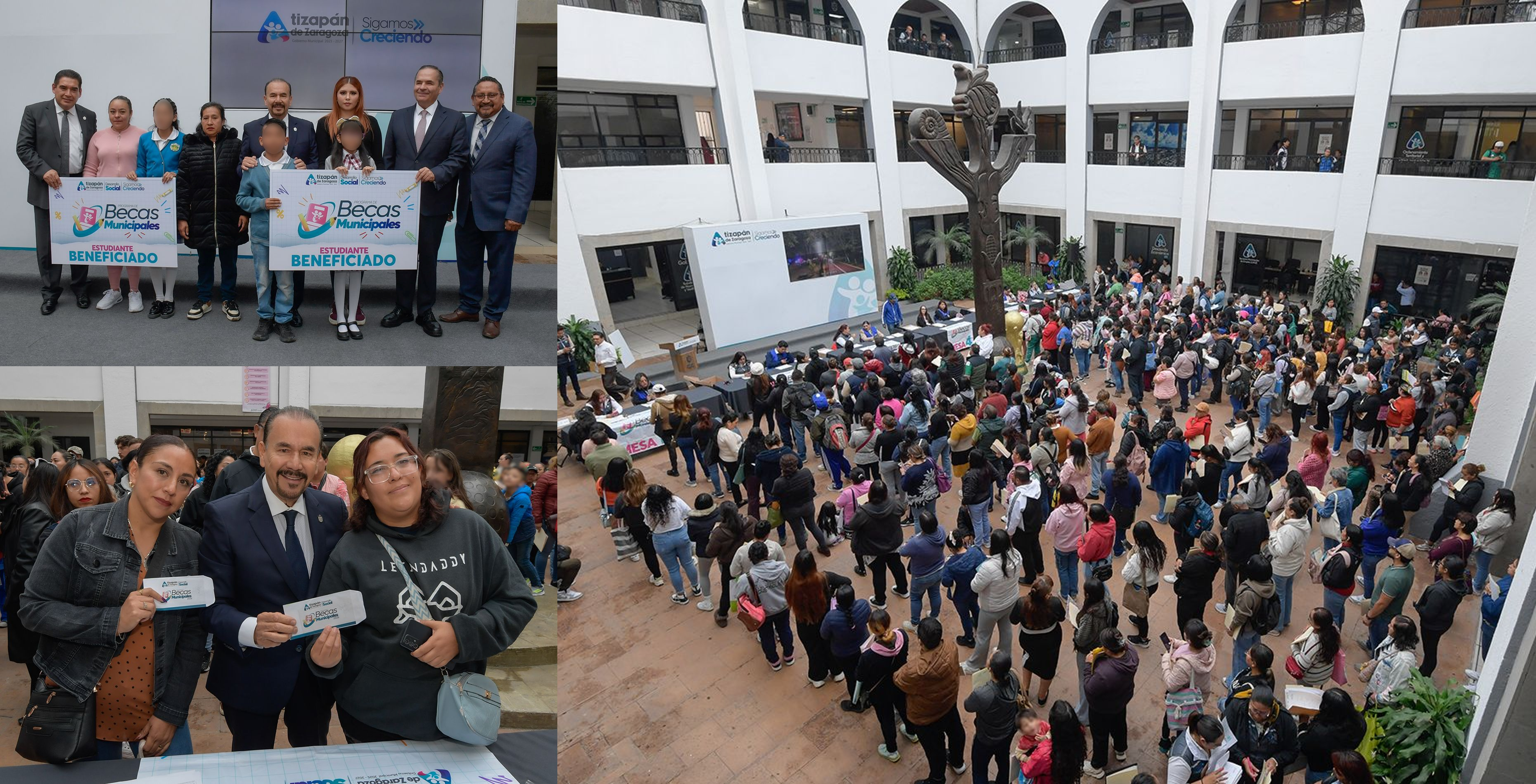 A más de 17 mil estudiantes benefician becas de Gobierno de Atizapán de Zaragoza