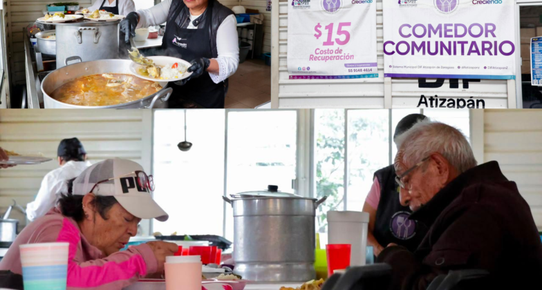 Casi 400 mil 400 comidas calientes ha entregado de enero a julio el gobierno de Atizapán de Zaragoza