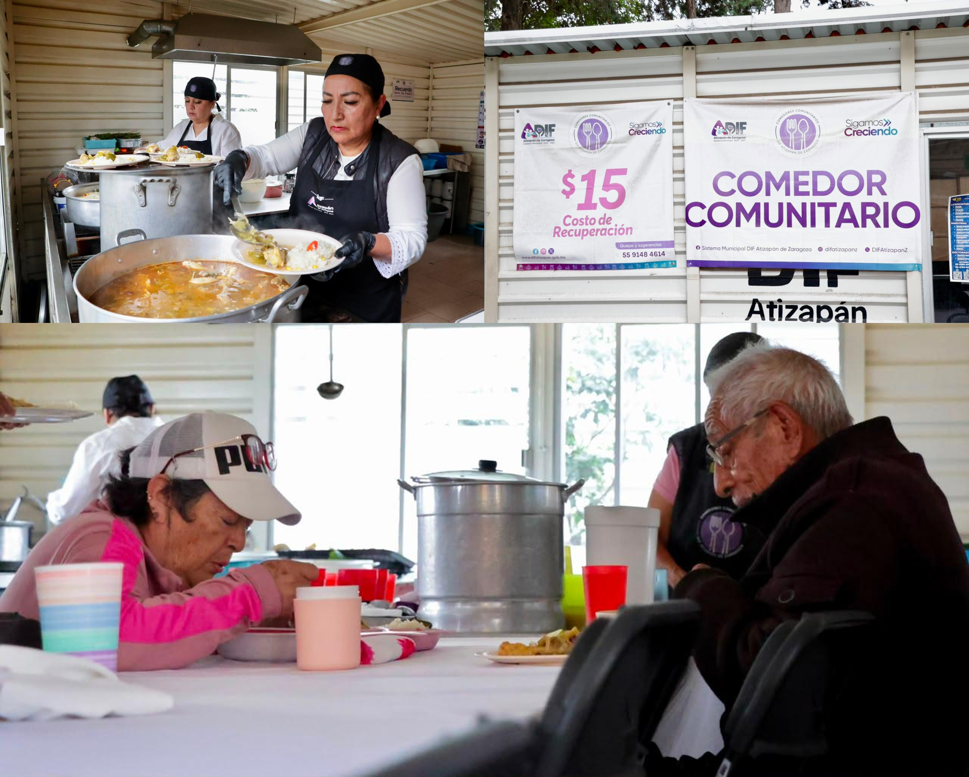Casi 400 mil 400 comidas calientes ha entregado de enero a julio el gobierno de Atizapán de Zaragoza