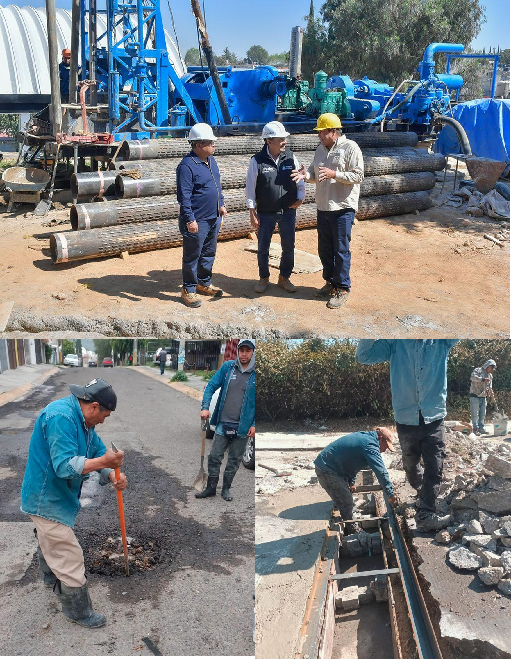 Más pozos y rehabilitación de existentes mejoran abasto de agua en Atizapán de Zaragoza