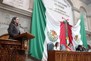 Diputada Alexia Dávila, al rechazar en nombre de la fracción Parlamentaria del PAN el dictamen con el que se crea Transparencia Mexiquense