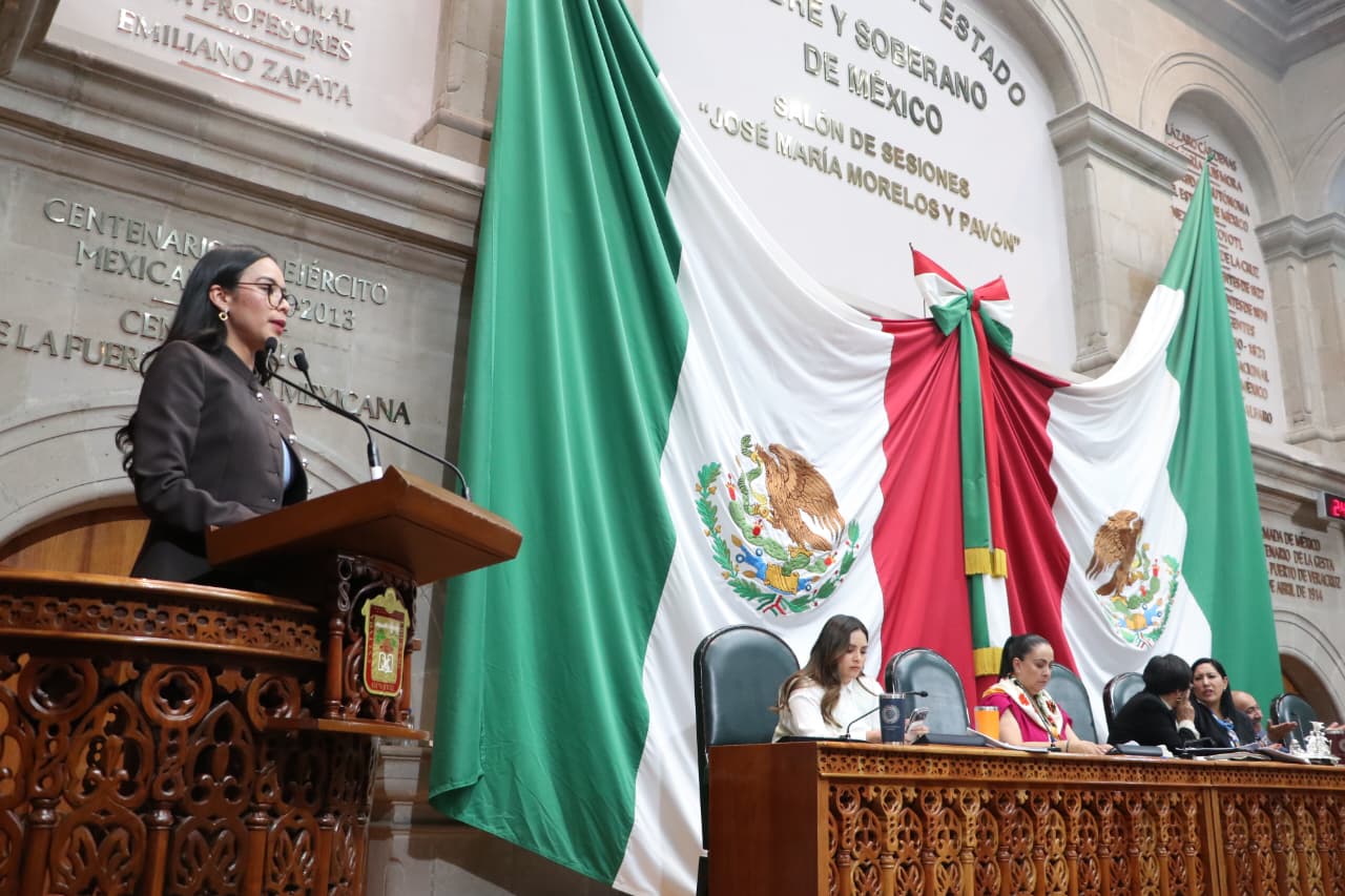 Diputada Alexia Dávila, al rechazar en nombre de la fracción Parlamentaria del PAN el dictamen con el que se crea Transparencia Mexiquense
