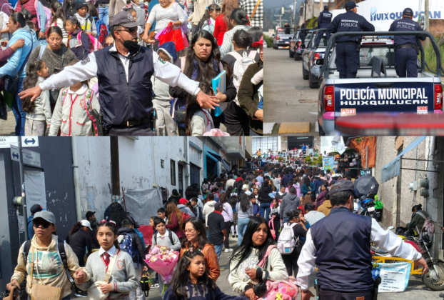 Retorno a clases seguro con despliegue de policías en Huixquilucan