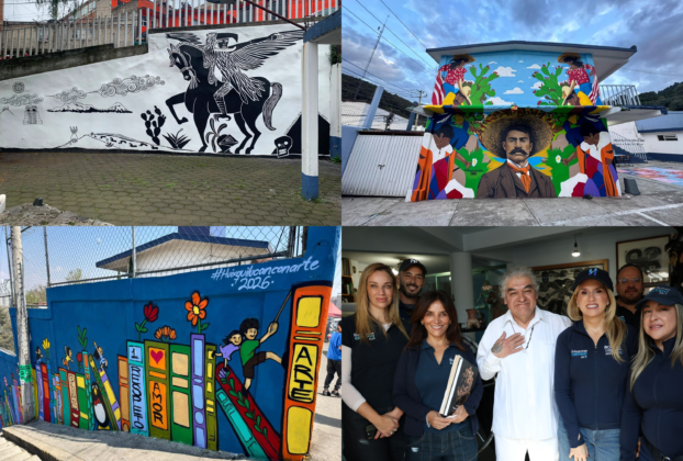 Murales que contienen historia e identidad mejoran la percepción de seguridad en Huixquilucan