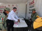 Destruyen armas en explanada de Huixquilucan
