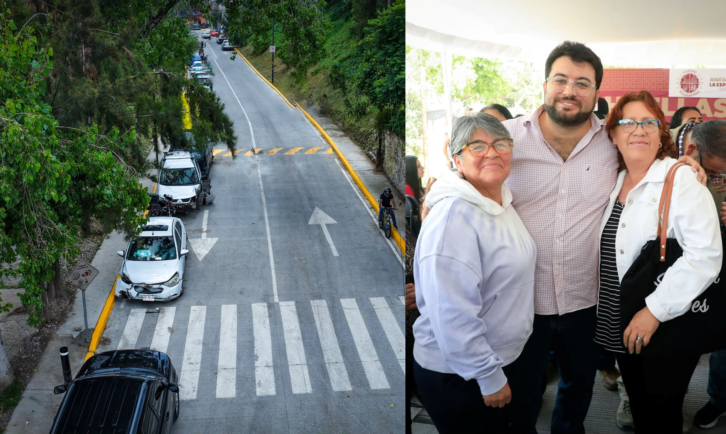 Mejora movilidad en colonia San Agustín, Naucalpan, con calle reconstruida