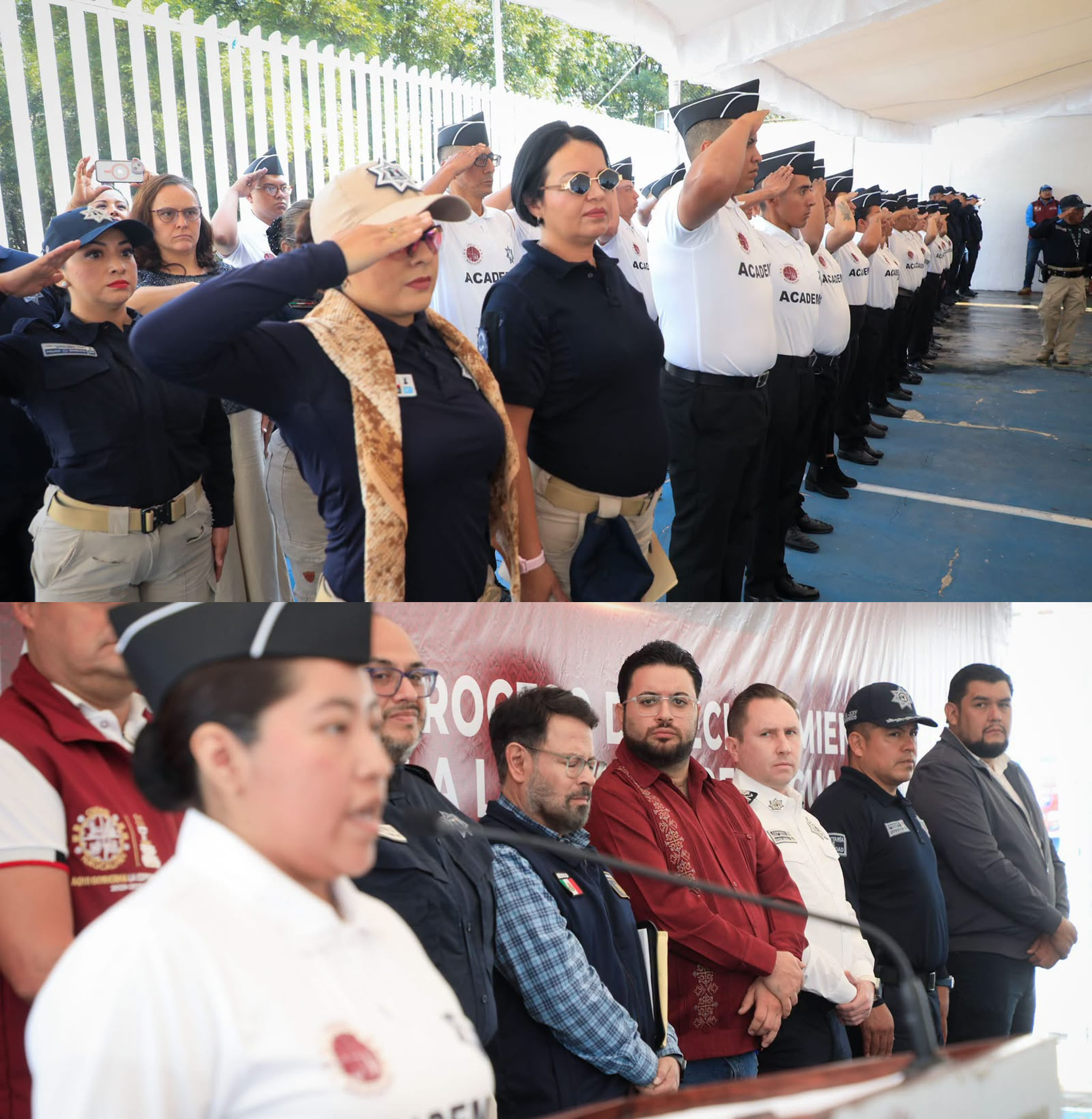 Pertenecer a la Guardia Municipal implica asumir una responsabilidad de vida y conducirse con disciplina, principios, firmeza, valores y vocación de servicio señala el alcalde de Naucalpan, Isaac Montoya Márquez