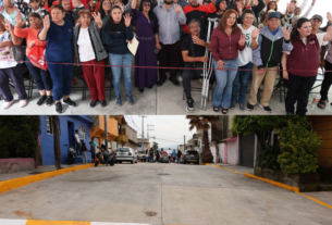 Concluyen calle Colegio del Aire de Lomas del Cadete de Naucalpan, entre gobierno de Naucalpan y ciudadanos
