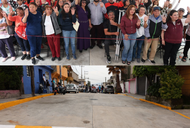 Concluyen calle Colegio del Aire de Lomas del Cadete de Naucalpan, entre gobierno de Naucalpan y ciudadanos