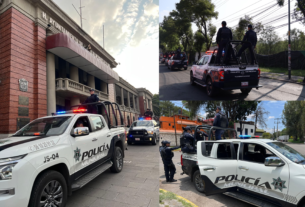 Despliegue policial de Tlalnepantla en escuelas, plazas y colonias para prevenir delitos