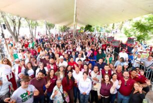 Raciel Pérez Cruz en mitin "por la soberanía nacional"