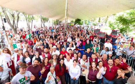 Raciel Pérez Cruz en mitin "por la soberanía nacional"