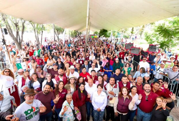 Raciel Pérez Cruz en mitin "por la soberanía nacional"