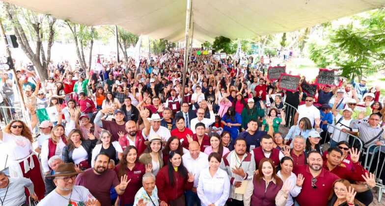 Raciel Pérez Cruz en mitin "por la soberanía nacional"