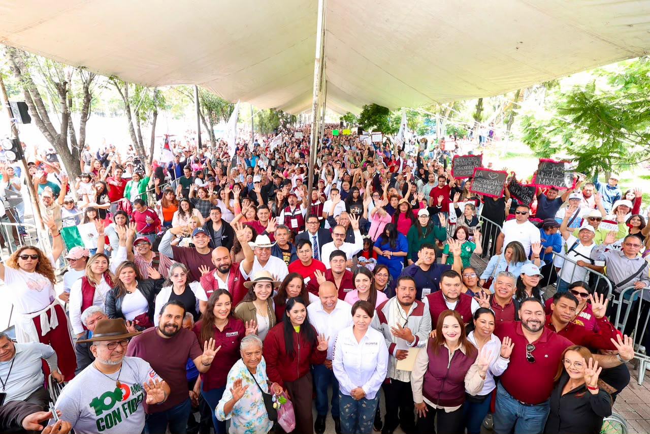 Raciel Pérez Cruz en mitin "por la soberanía nacional"