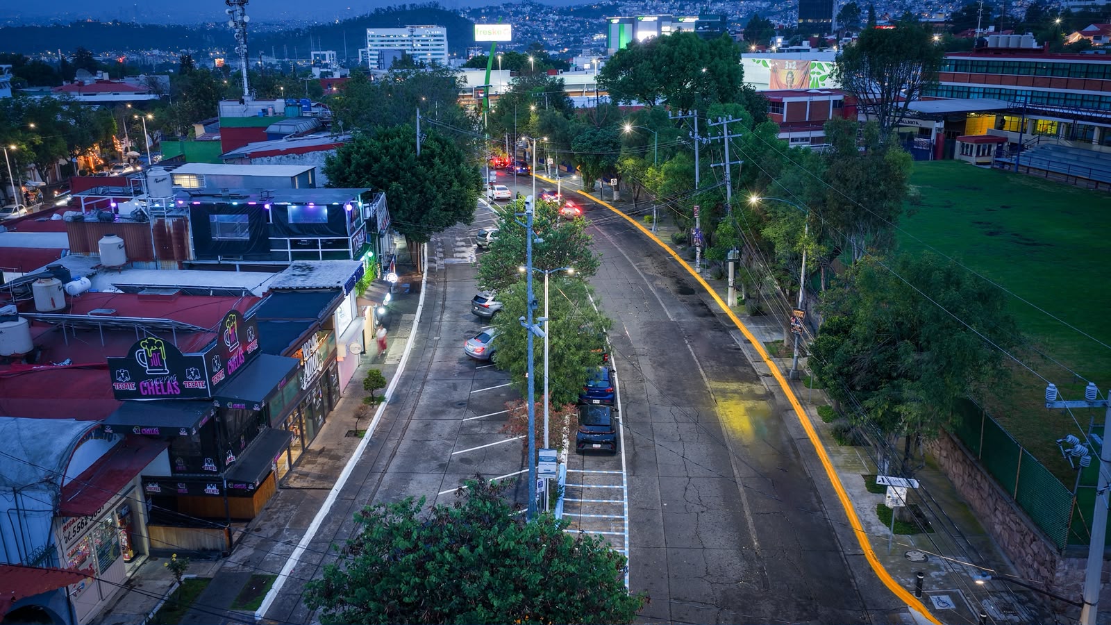 Suspenden parquímetros en Zona Azul de Satélite