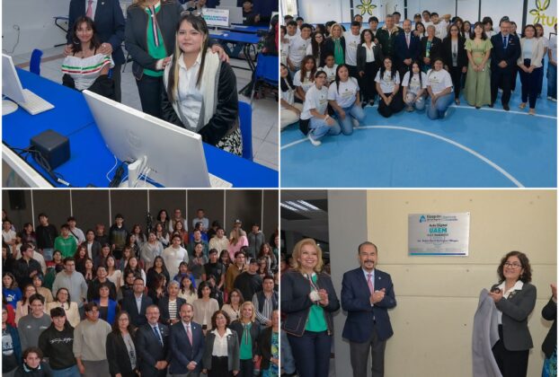 Aula digital y gimnasio entrega gobierno de Atizapán de Zaragoza a Universidad Autónoma del Estado de México