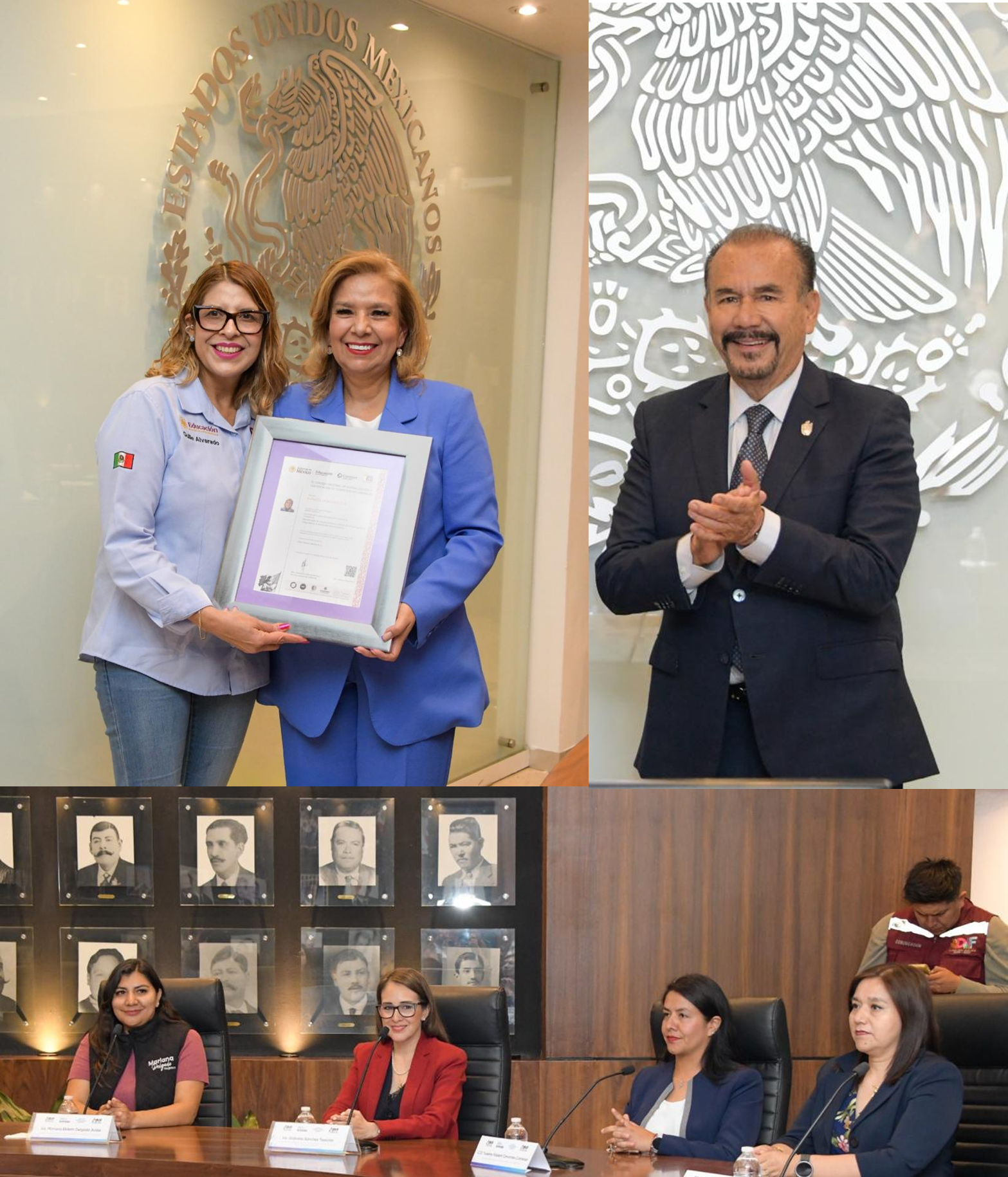 Paty Arévalo, DIF Atizapán, recibe reconocimiento