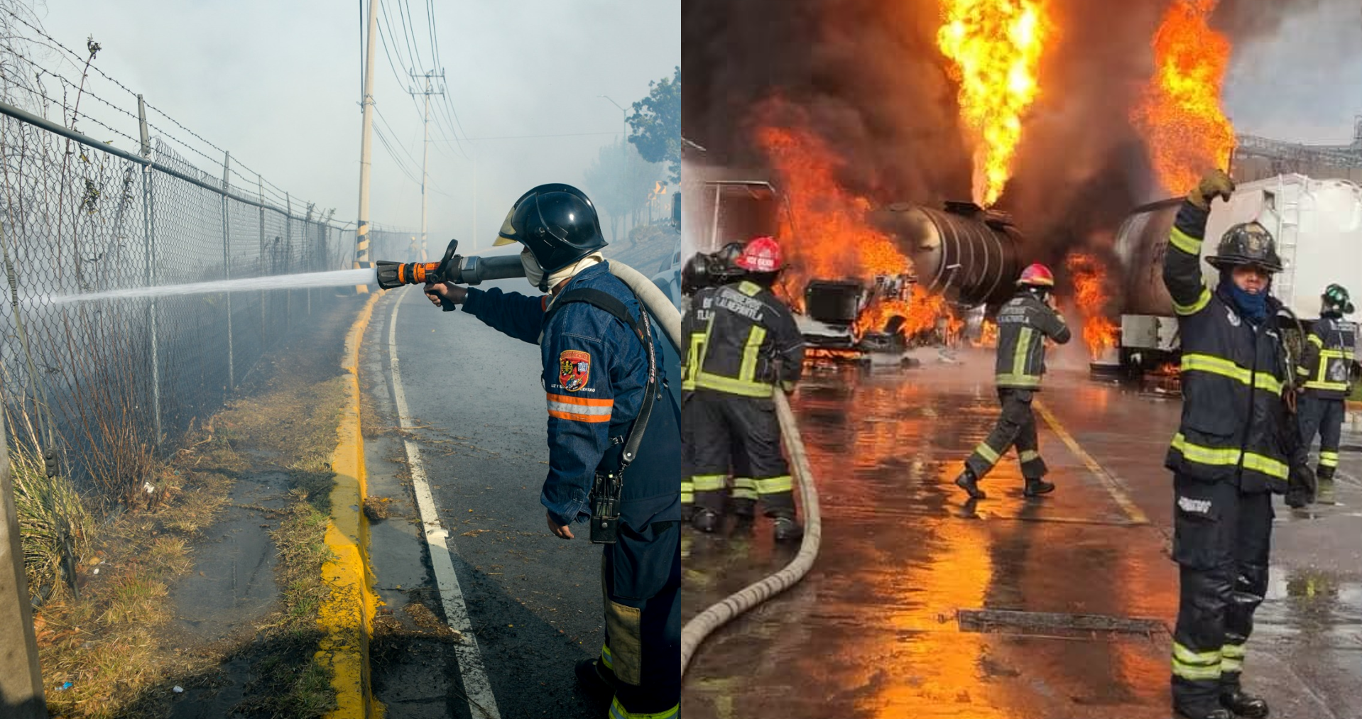 Respuesta inmediata con elementos capacitados de Bomberos y PC Atizapán de Zaragoza