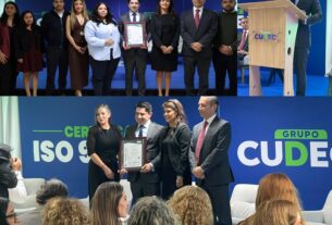 Grupo CUDEC recibe certificación internacional ISO 9001:2015