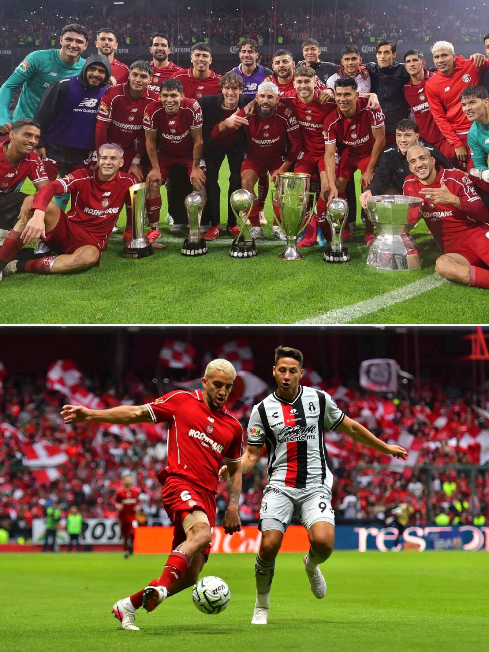 Toluca festeja con goleada 5-2 sobre Atlas, campeonato de Leagues Cup