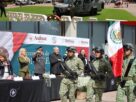 Alcaldesa de Huixquilucan, Romina Contreras, rector de la Anáhuac, Jesús Villagrasa Lasaga y mandos de SEMAR y SEDENA