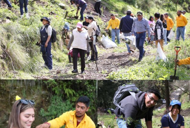 Reforestan bosques y espacios urbanos en Huixquilucan