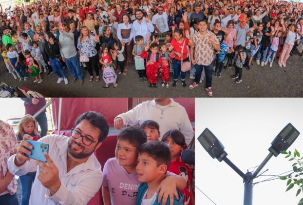 En La Raquelito, gobierno de Naucalpan interviene para mejorar alumbrado, calles y recuperar áreas verdes, como lo hizo con otras 95 colonias
