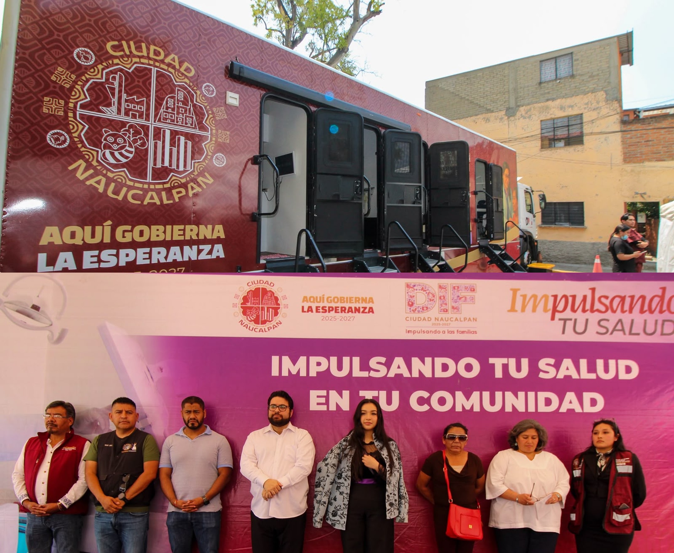 Una de las dos unidades en que prestan servicios de salud en Naucalpan