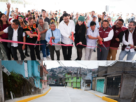 Vialidad renovada en San Lorenzo Totolinga que beneficia a los habitantes de tres colonias