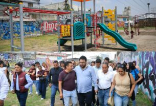Transforman basurero y recuperan cancha en Naucalpan