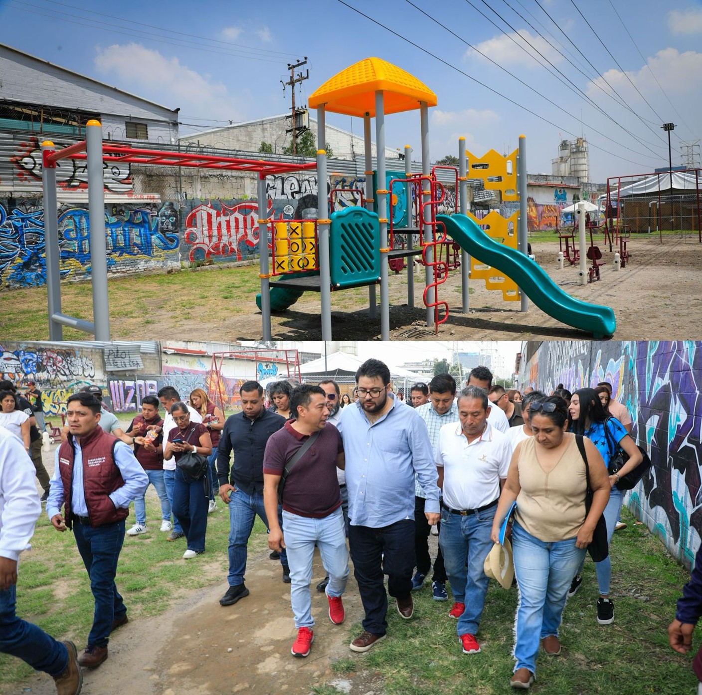 Transforman basurero y recuperan cancha en Naucalpan