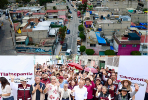 Cinco calles repavimenta gobierno de Tlalnepantla en San Lucas Patoni