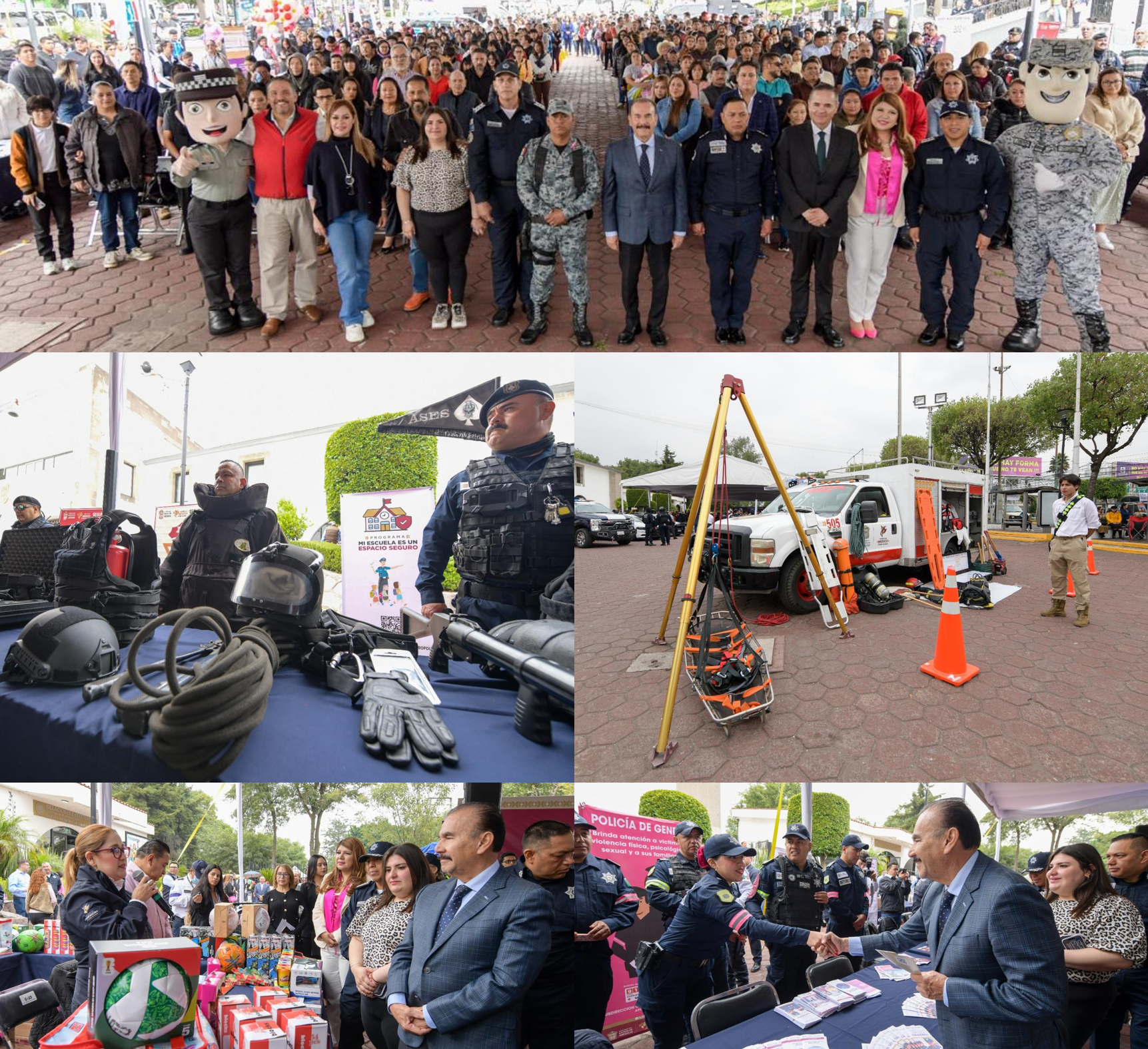 Feria de prevención del delito en Atizapán de Zaragoza, dirigida a familias, escuelas y organizaciones civiles