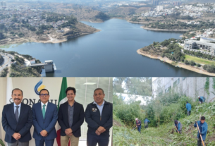 La presa Madín es saneada por gobierno de Atizapán, Naucalpan y Jilotzingo