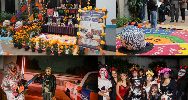 Ofrendas por Día de Muertos, paseo de Catrinas, callejoneada y Casa del Terror en Atizapán de Zaragoza