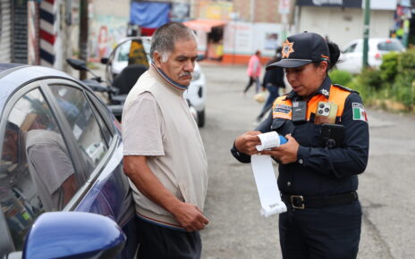 Aplica gobierno de Huixquilucan infracciones en carretera Naucalpan Huixquilucan
