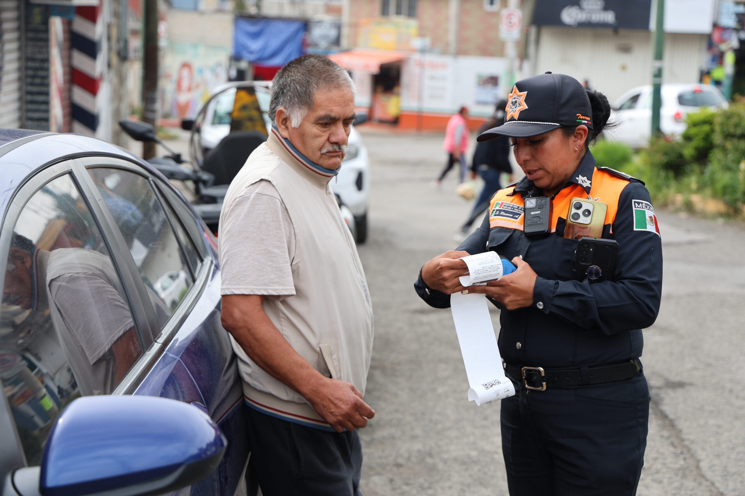 Aplica gobierno de Huixquilucan infracciones en carretera Naucalpan Huixquilucan
