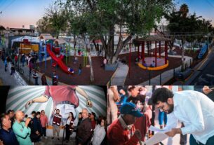 Parques, espacios públicos, rescatados y atención en comunidades realiza el alcalde de Naucalpan, Isaac Montoya Márquez
