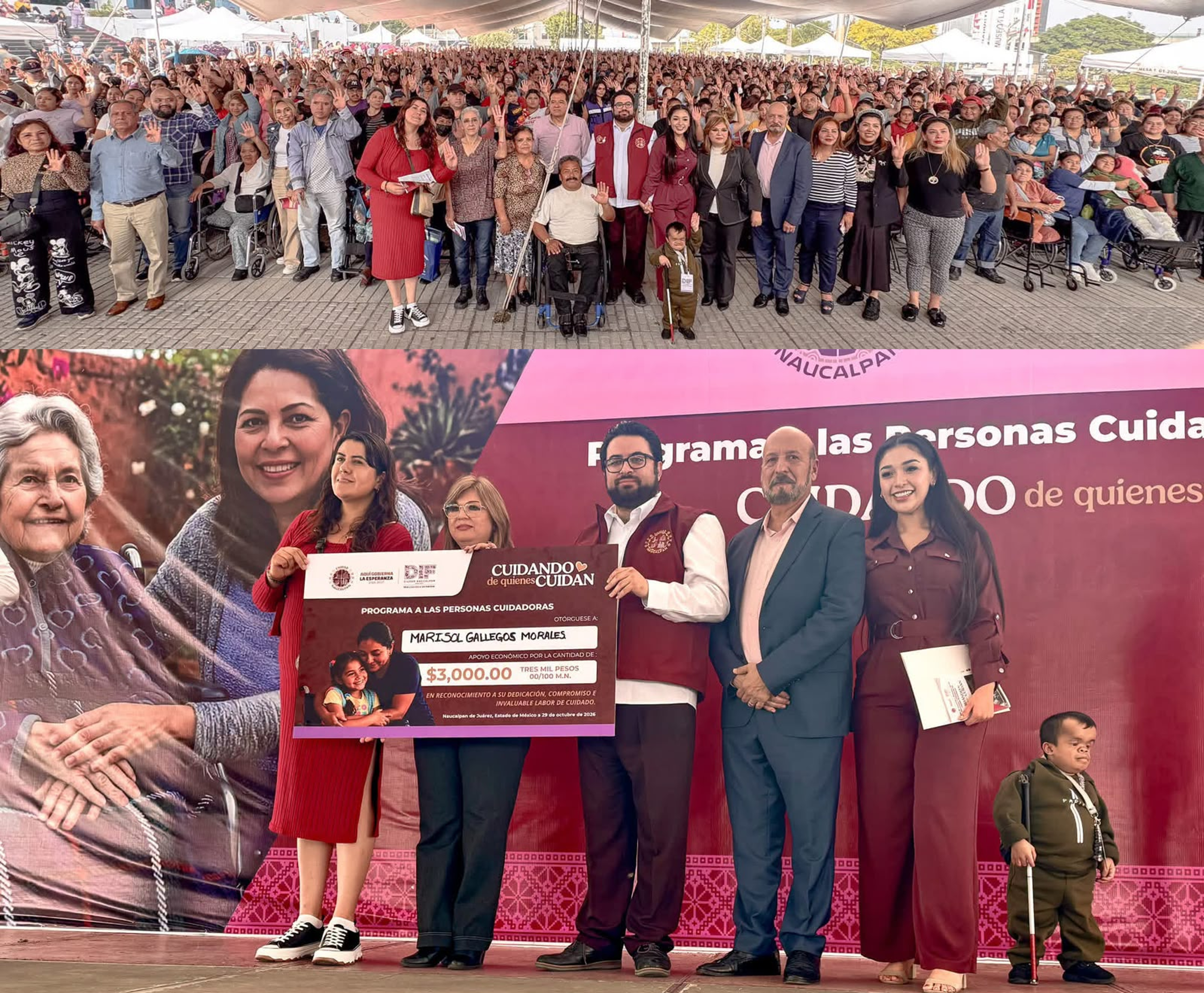 Más de 2 mil personas reciben ayuda del gobierno de Naucalpan por apoyar a gente con discapacidad, adultos mayores, niños, entre otros