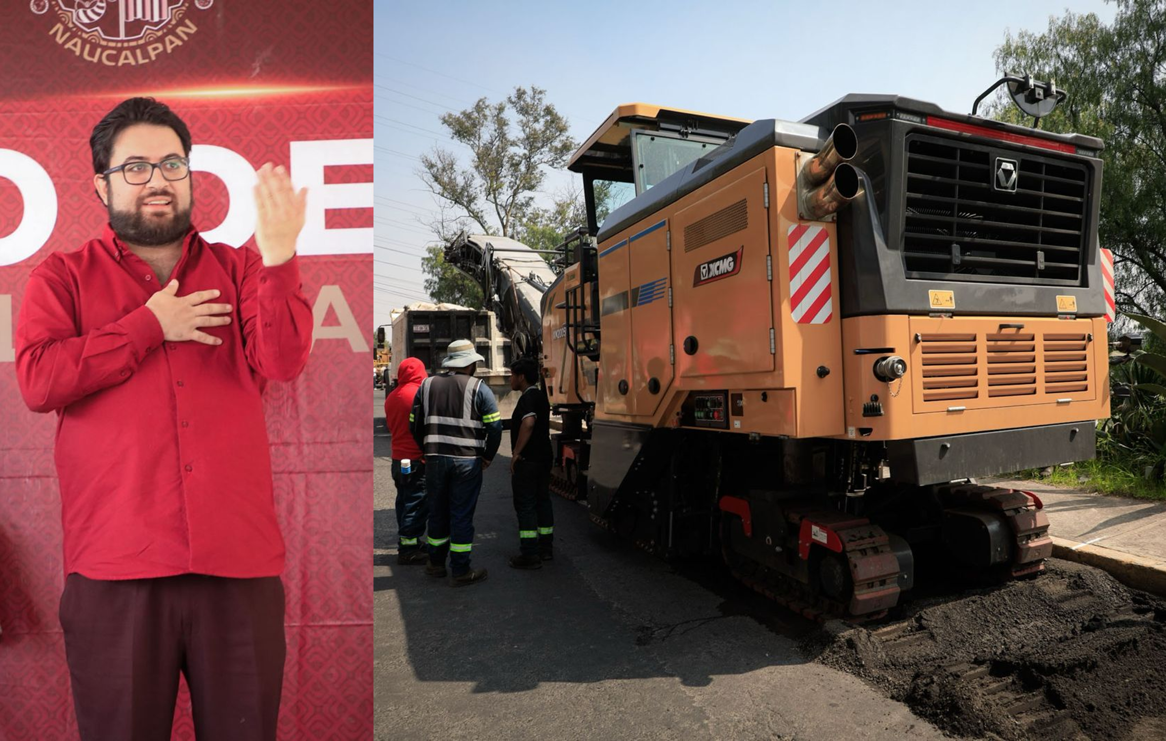 Banderazo para repavimentar 4.2 kilómetros en Calzada Los Arcos, Naucalpan