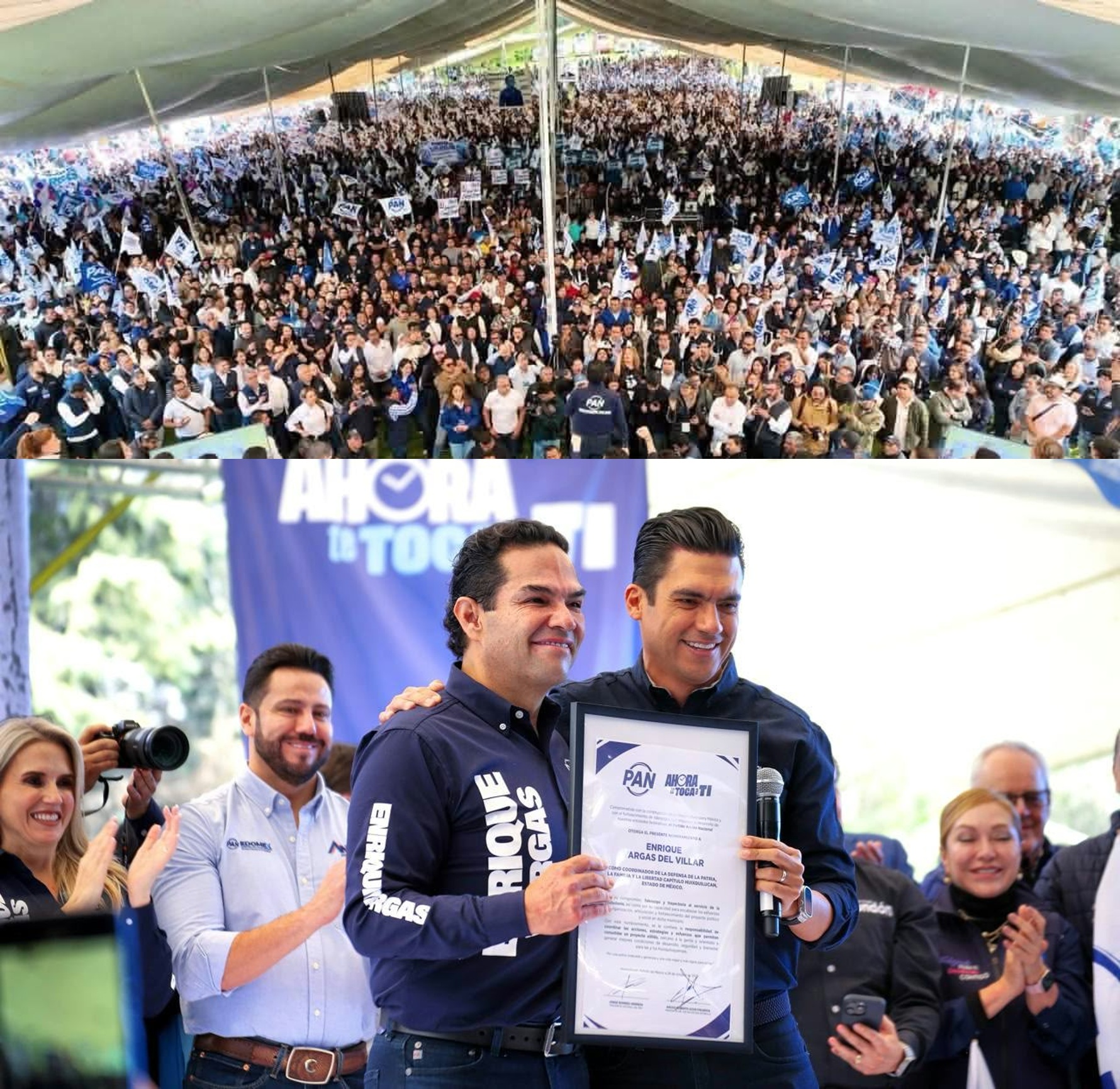 Recibe Enrique Vargas nombramiento como coordinador en Huixquilucan